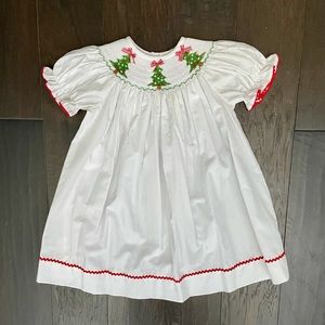 Smocked Christmas Dress
